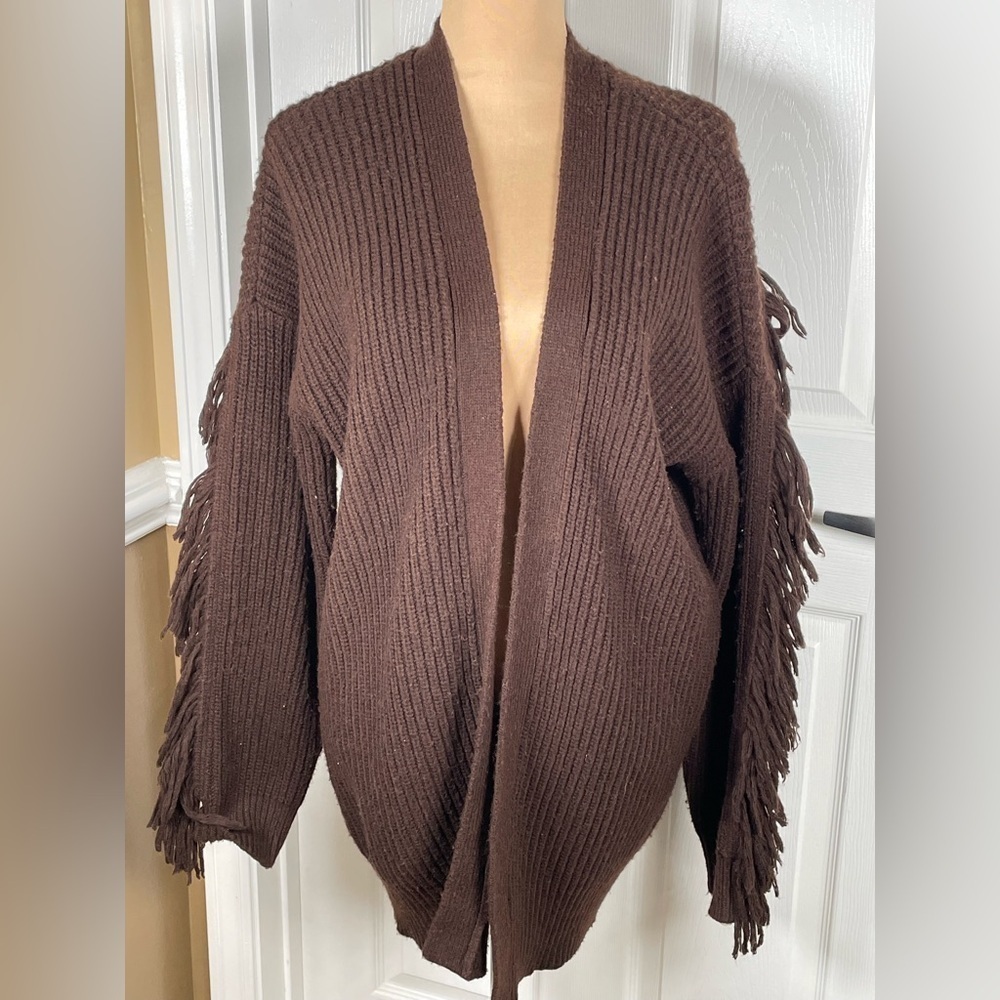 Tularosa Frida Cardigan in Chocolate Medium - Picture 10 of 12